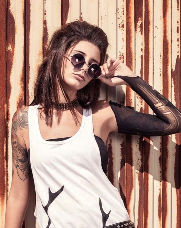 Sesion de fotos con modelo