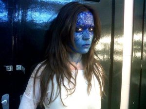 Disfraz X-Men - Maquillaje del personaje Mística
