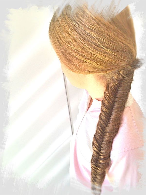 Peinado trenza de espiga